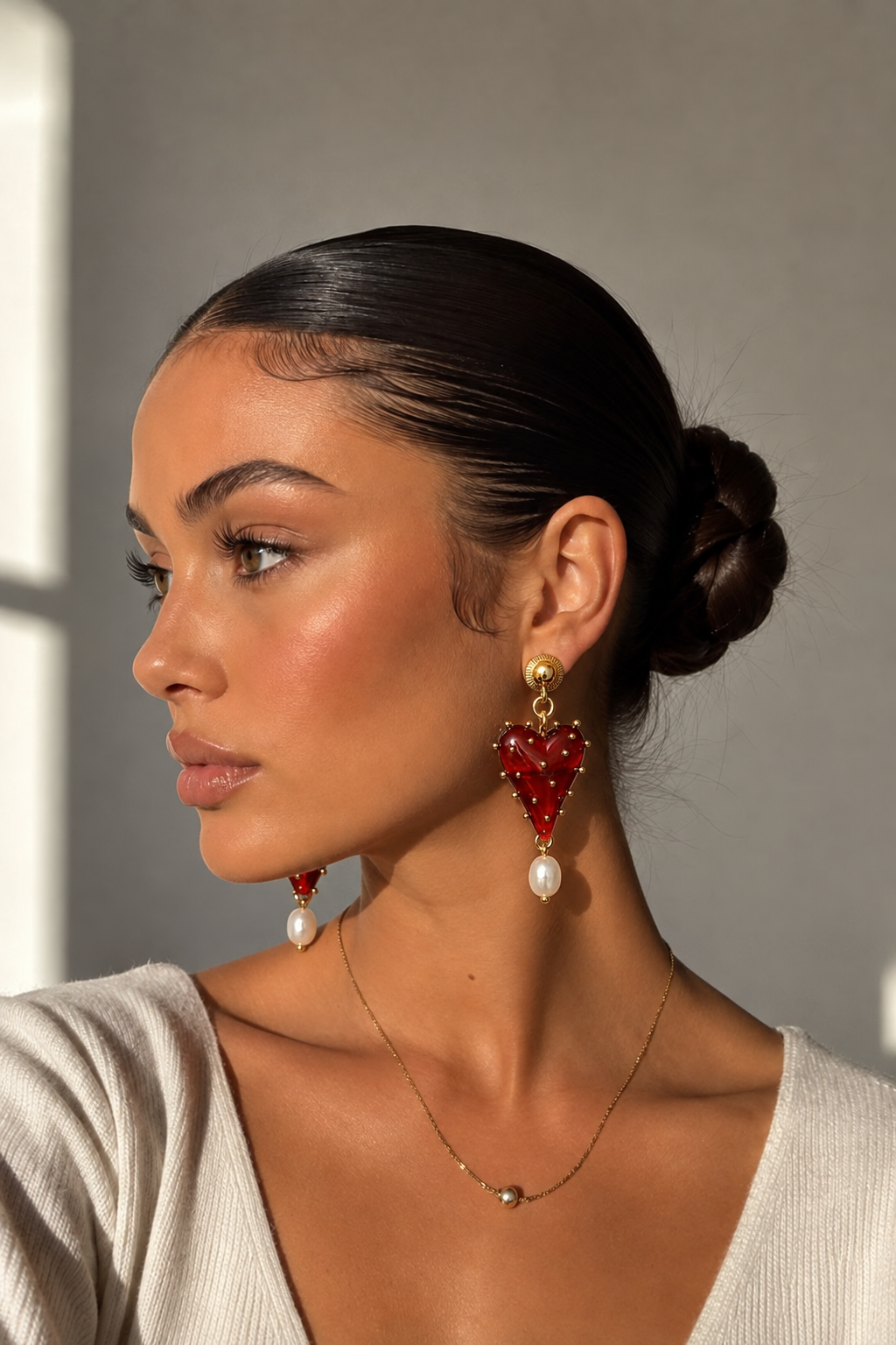 Aretes corazón