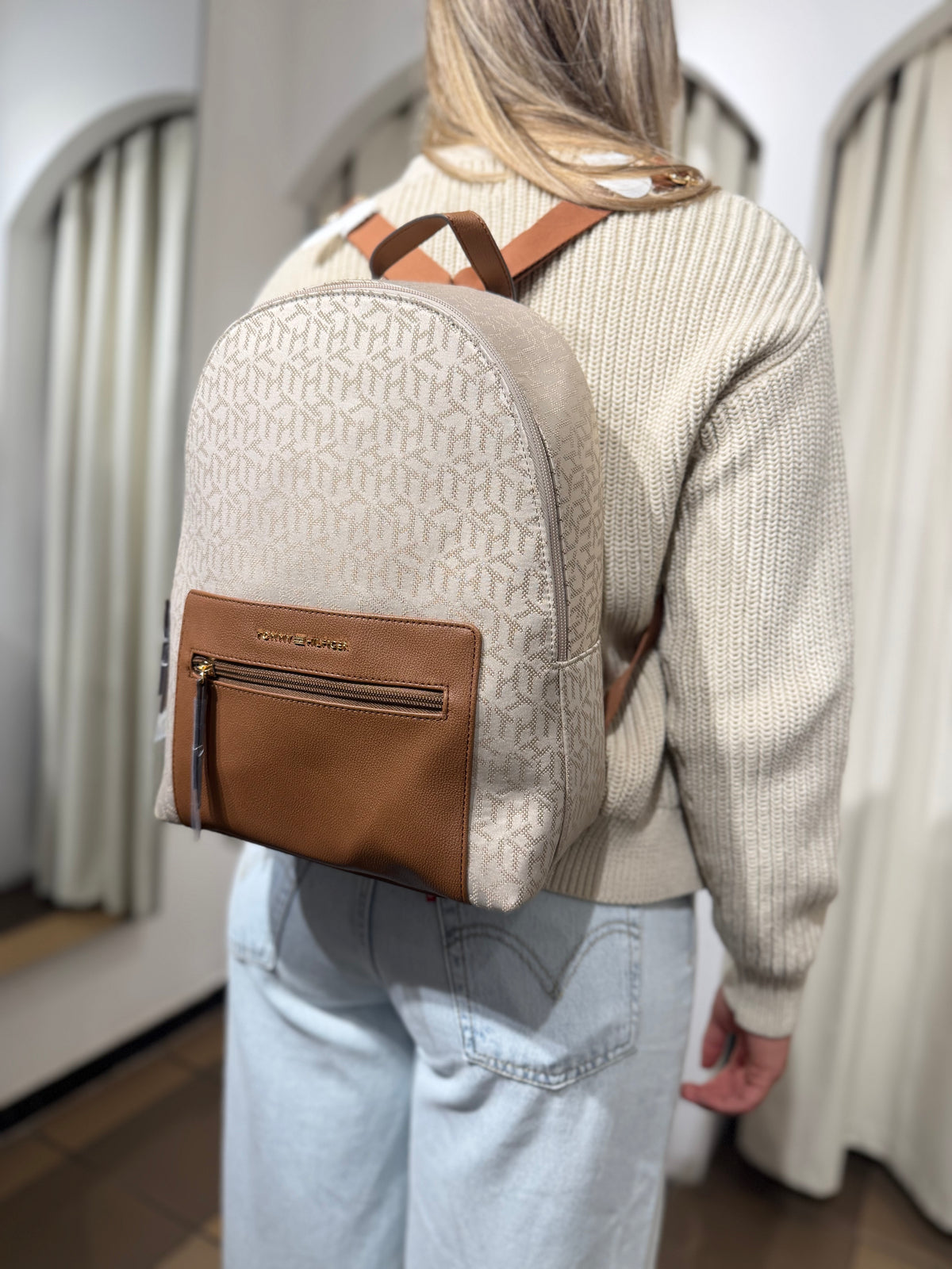 Morral Tommy Hilfiger Camel