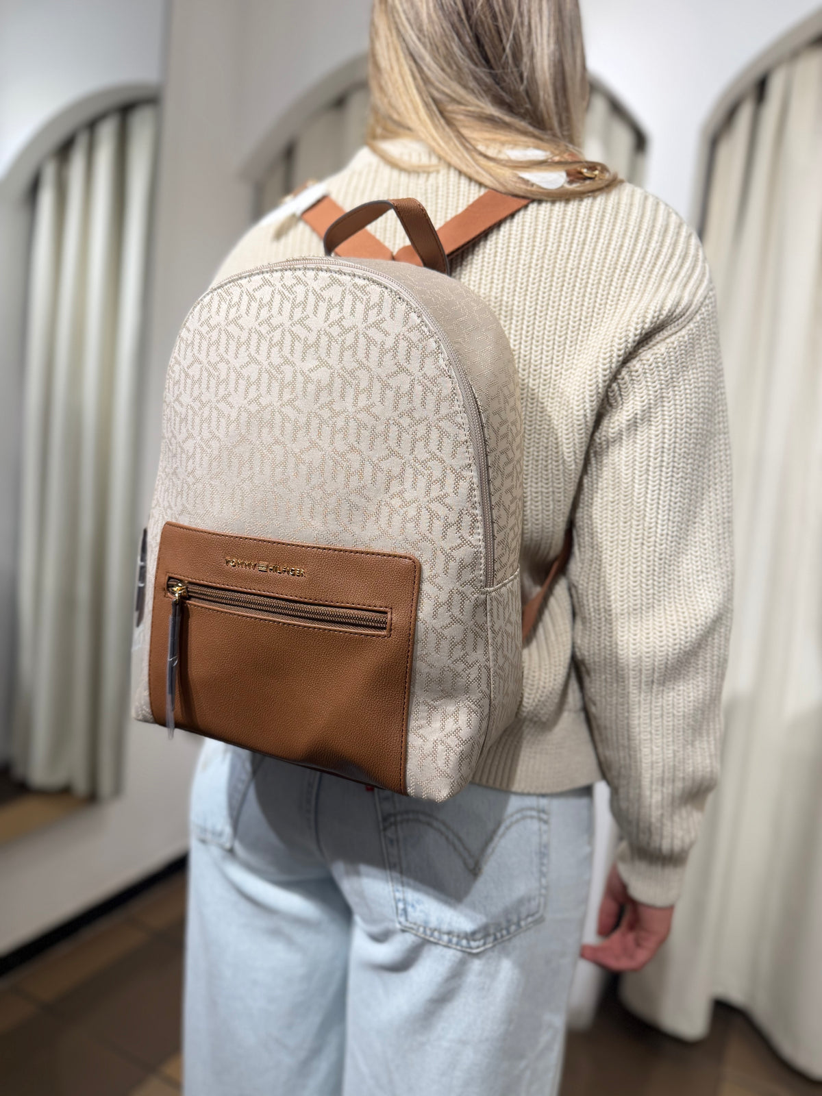 Morral Tommy Hilfiger Camel