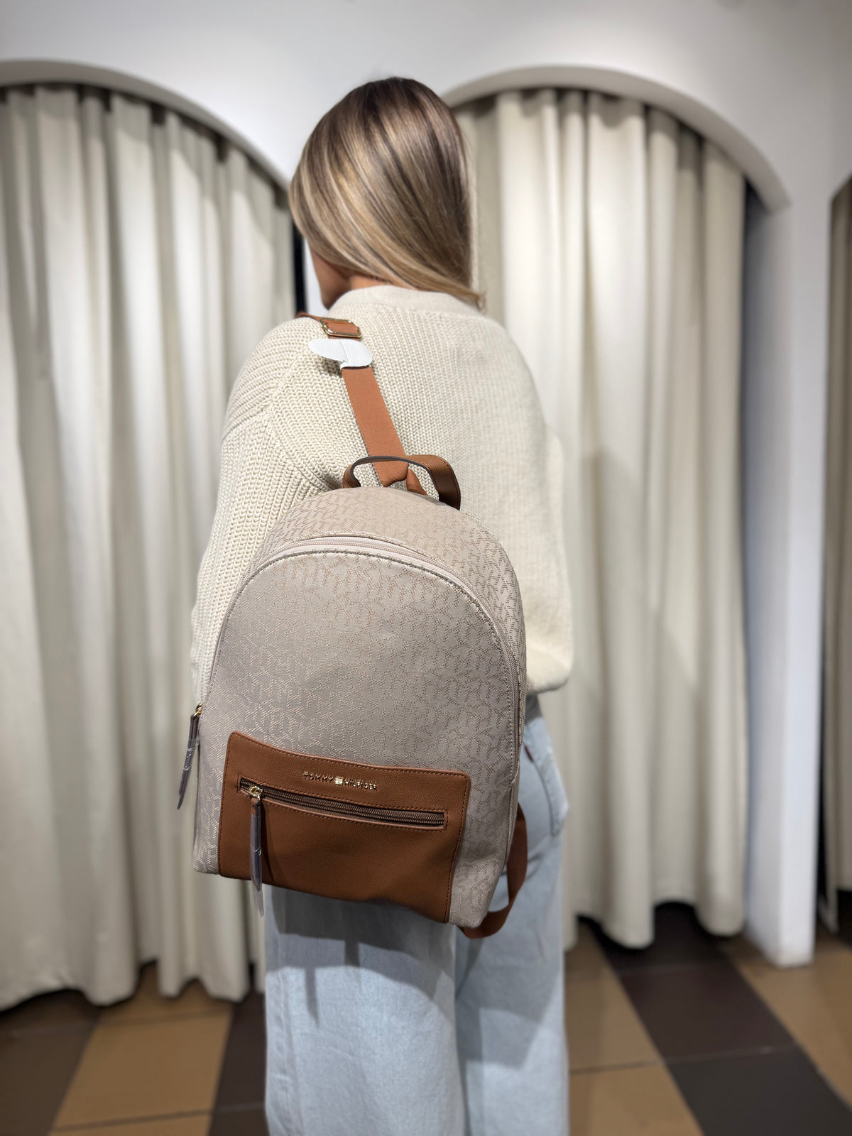 Morral Tommy Hilfiger Camel