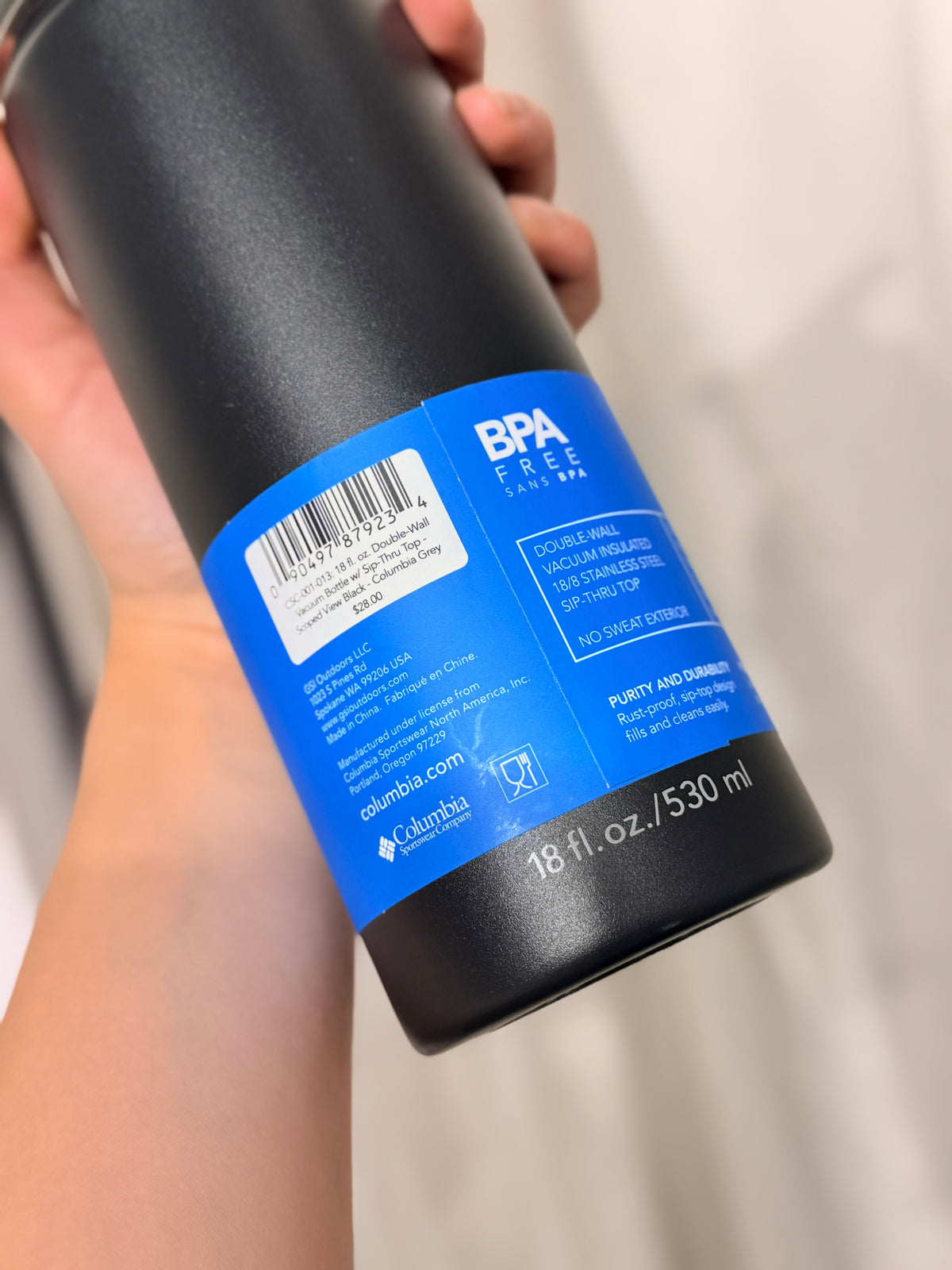Termo Columbia Negro 530 ml