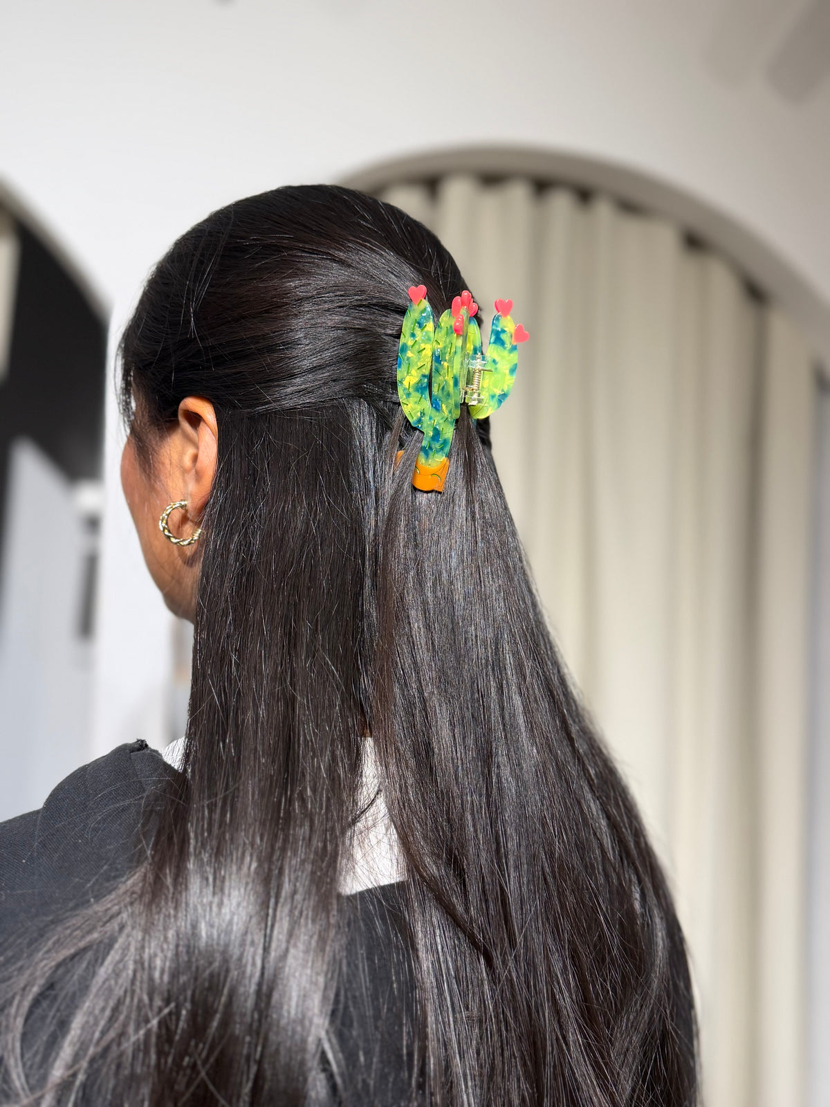 Hairclip Cactus
