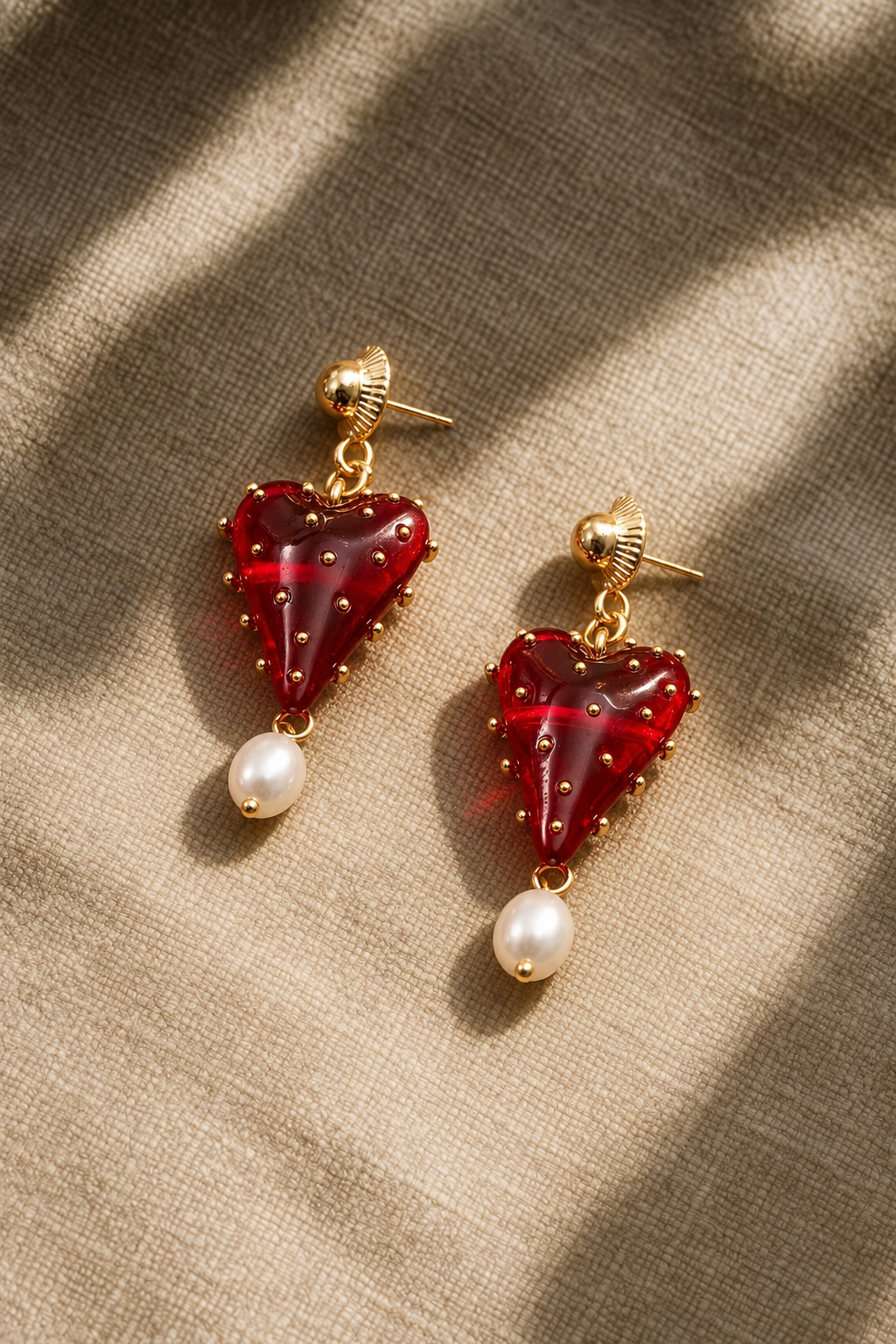 Aretes corazón