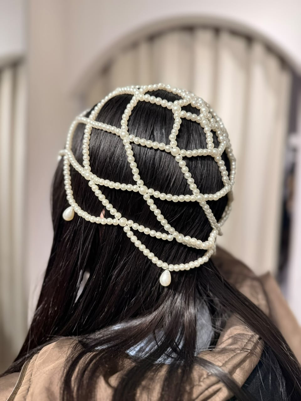 Gorra de perlas