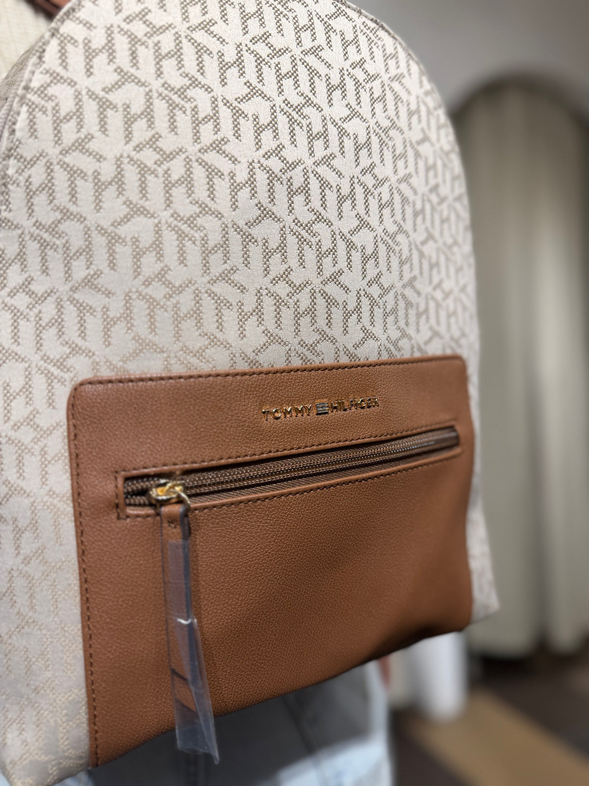Morral Tommy Hilfiger Camel