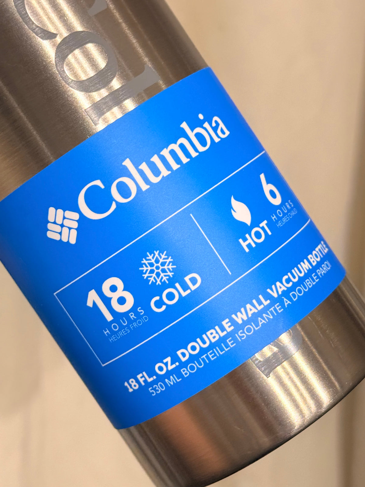 Termo Columbia Plateado 530ml