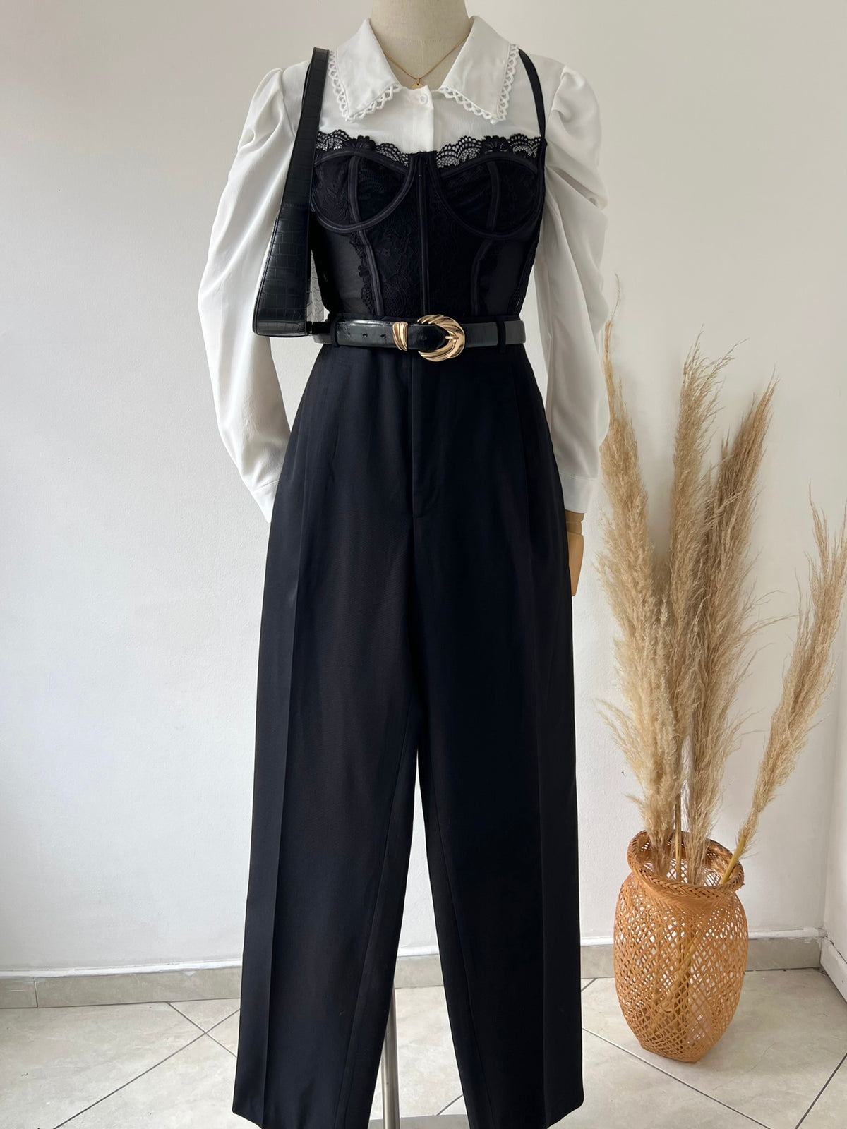 PANTALON TIRO ALTO SASTRERO