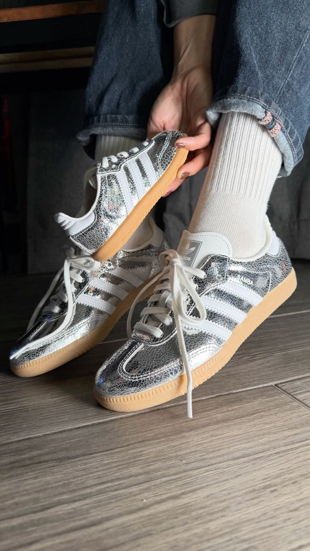 Adidas Samba Silver