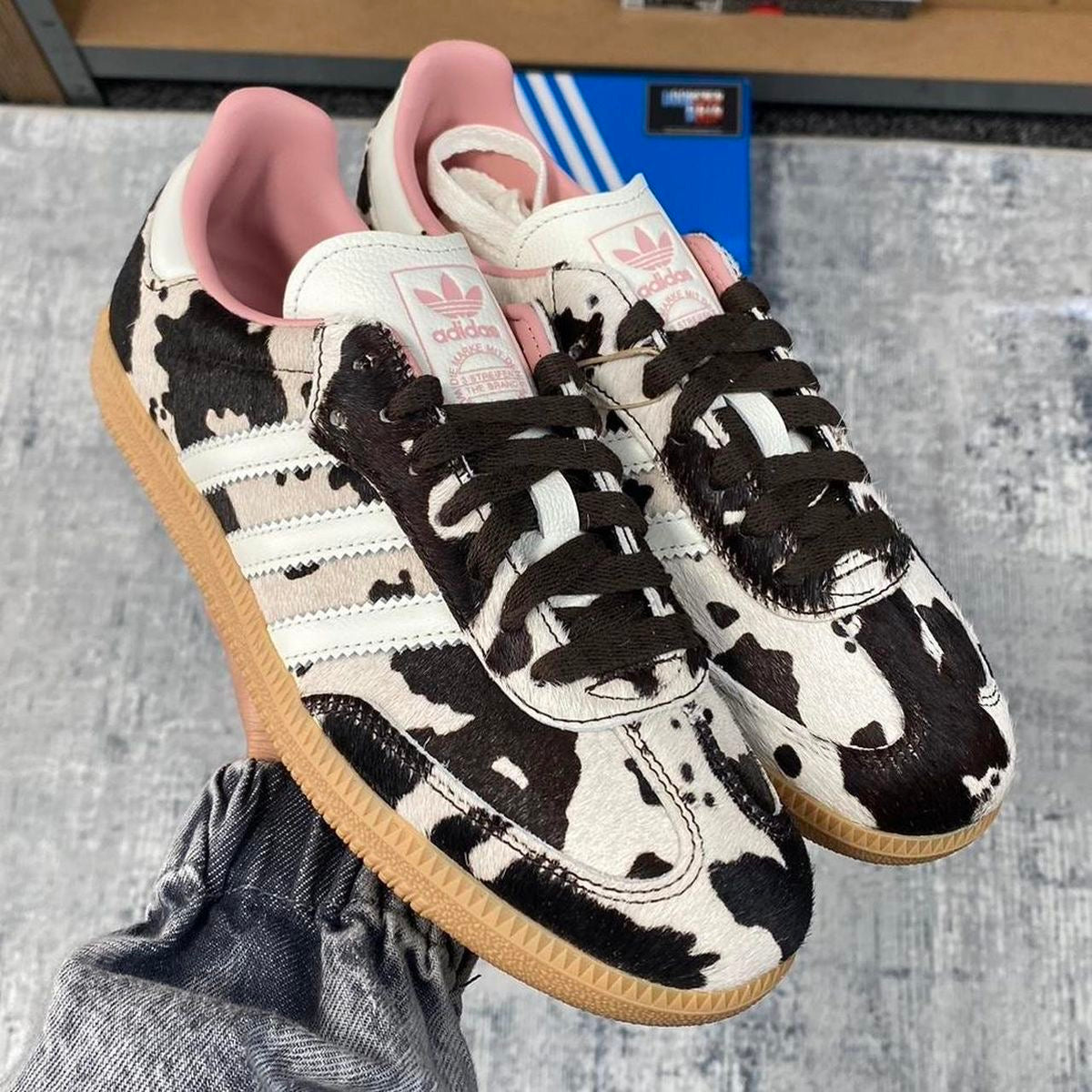 Adidas Samba OG  Cow Print, Gum