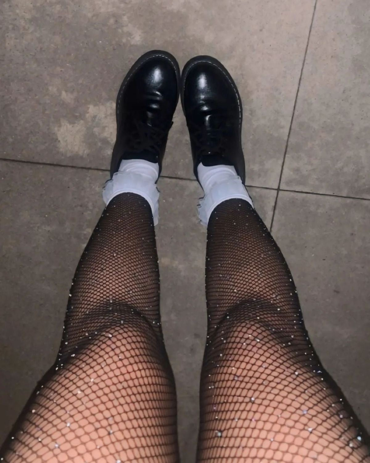 MEDIAS DE MALLA GLITTER ✨🖤