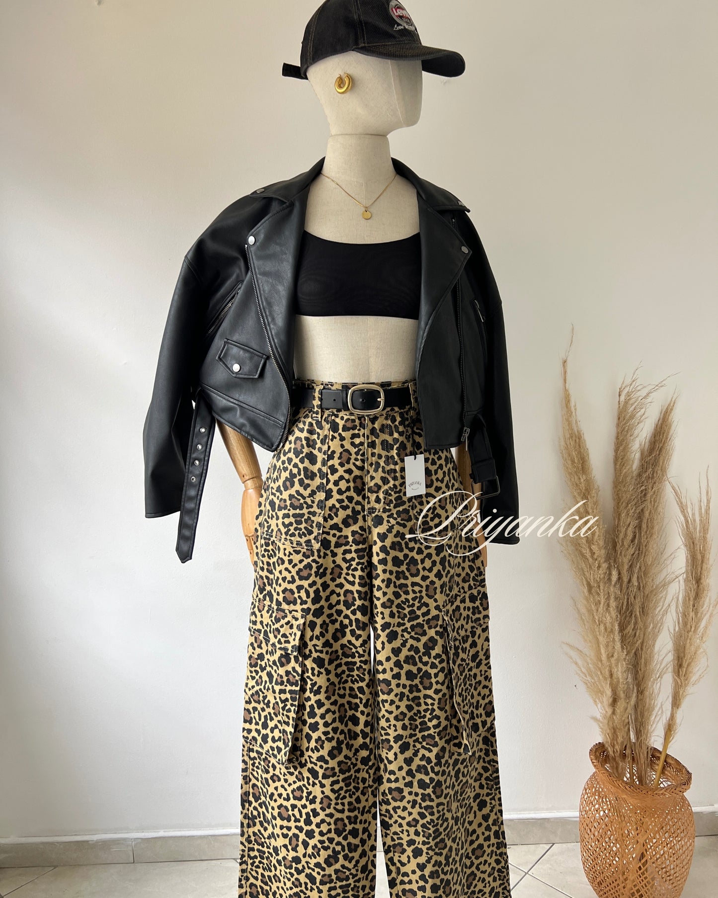 PANTALON CARGO ANIMAL PRINT