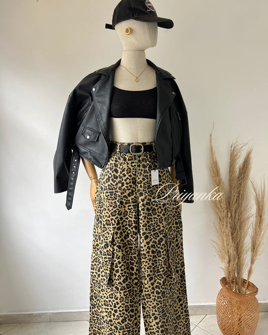 PANTALON CARGO ANIMAL PRINT