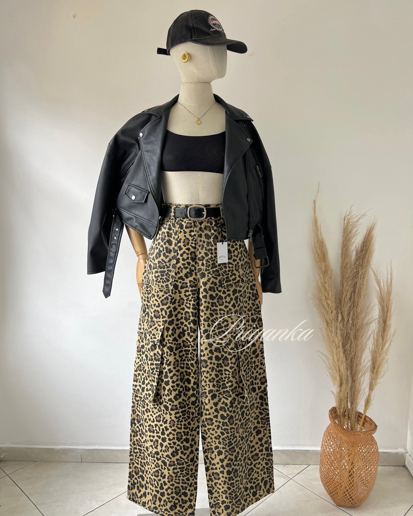 PANTALON CARGO ANIMAL PRINT