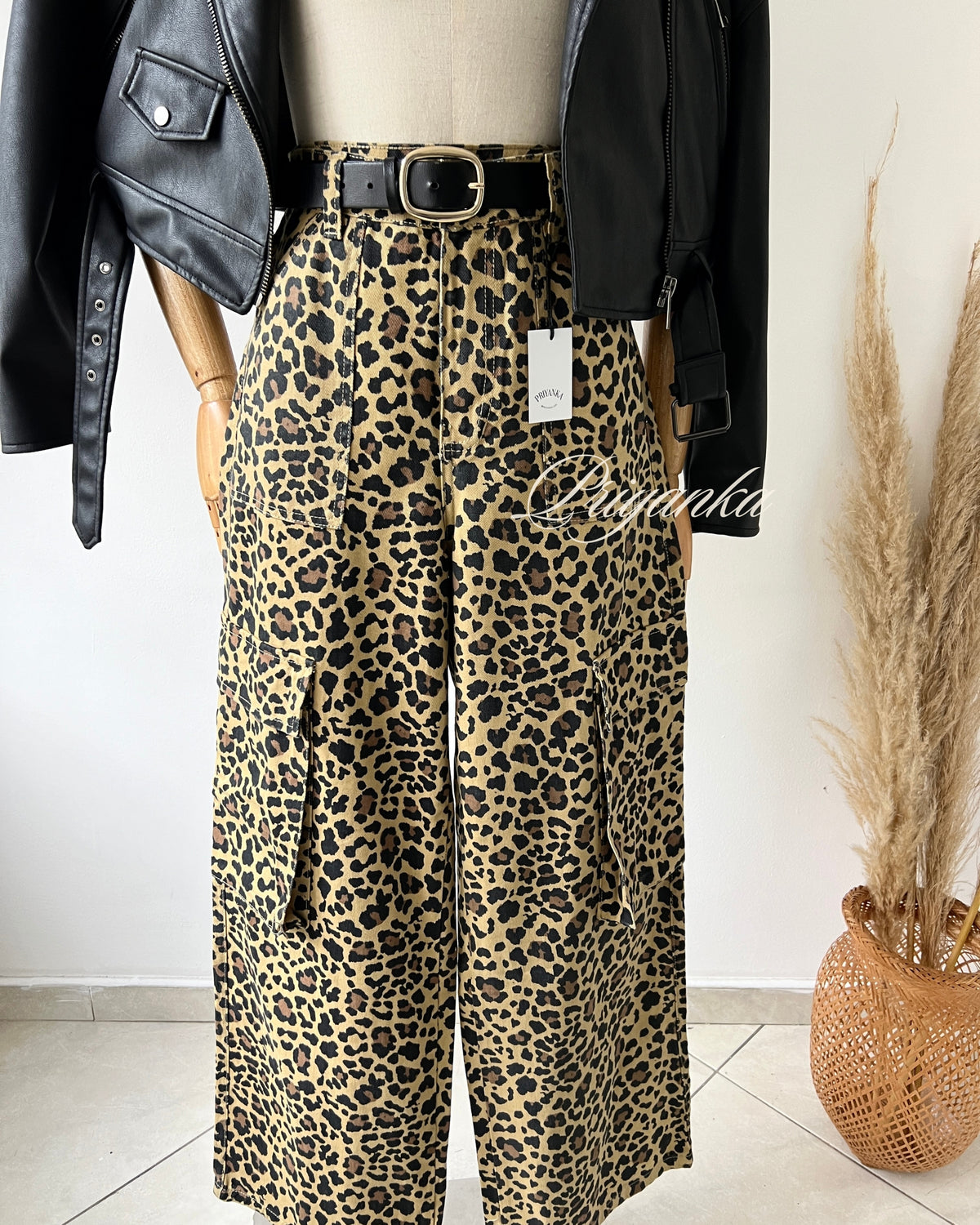 PANTALON CARGO ANIMAL PRINT