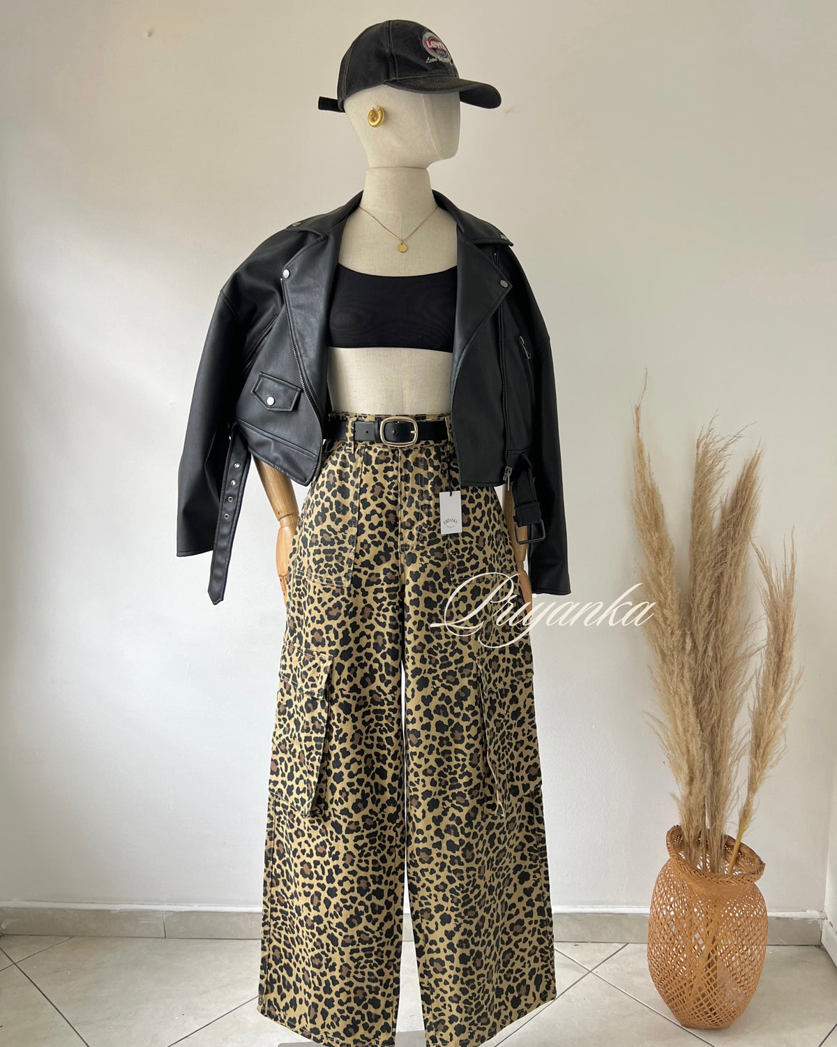 PANTALON CARGO ANIMAL PRINT