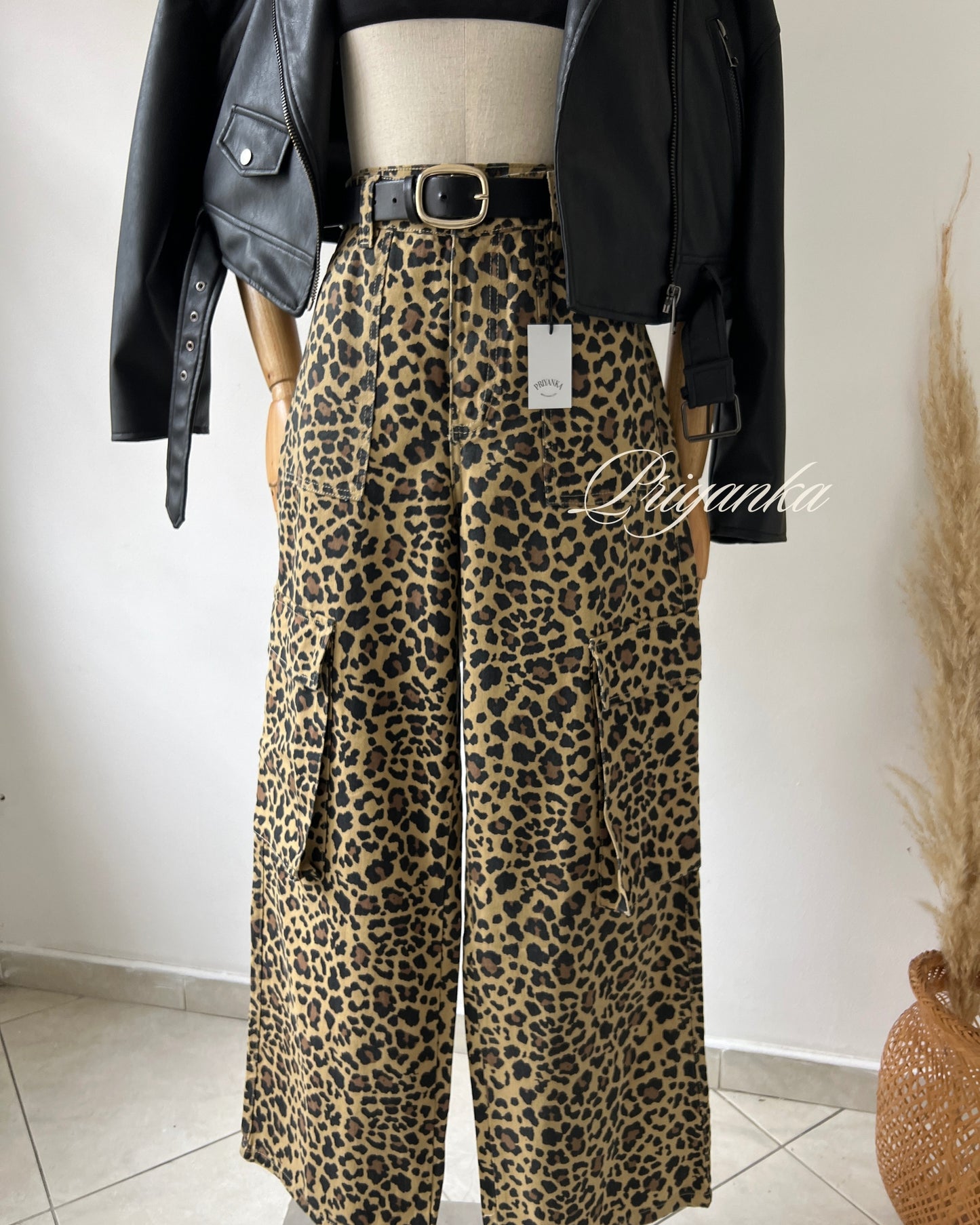 PANTALON CARGO ANIMAL PRINT