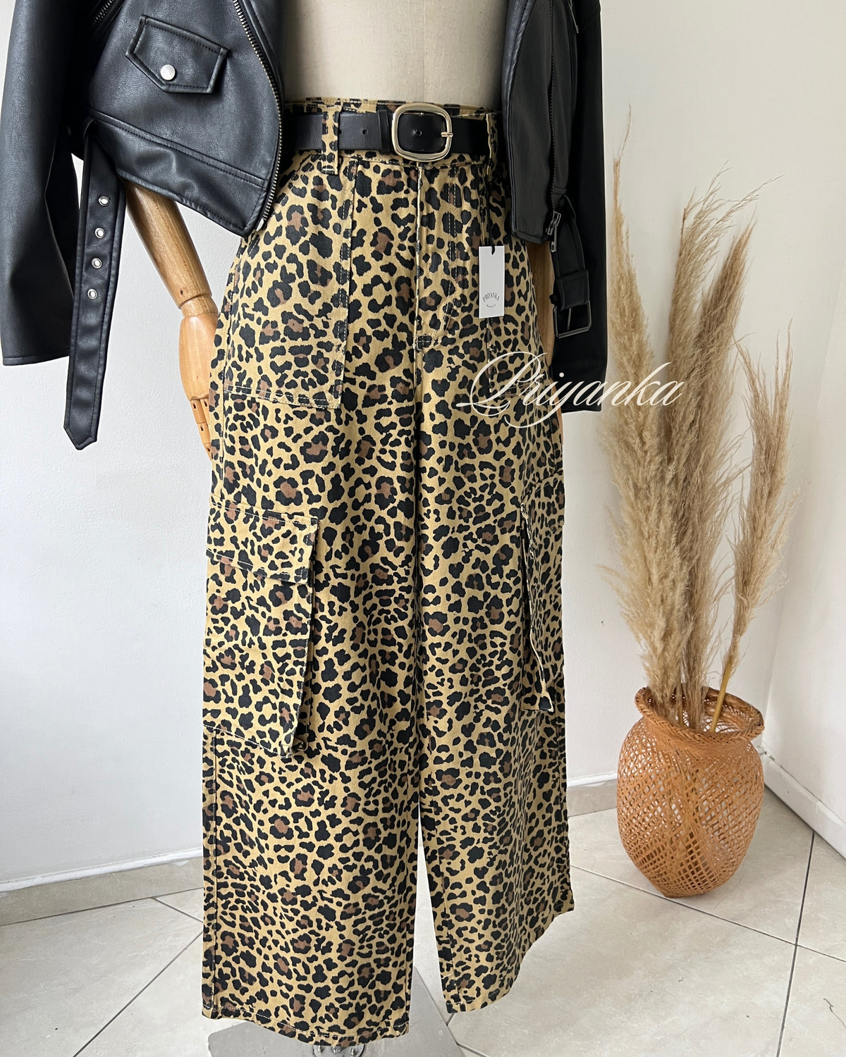 PANTALON CARGO ANIMAL PRINT
