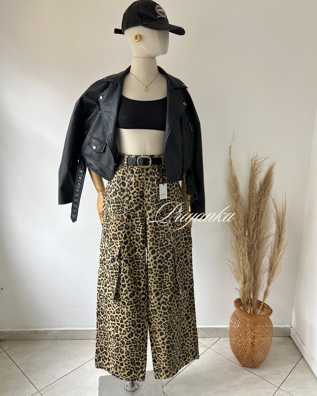 PANTALON CARGO ANIMAL PRINT